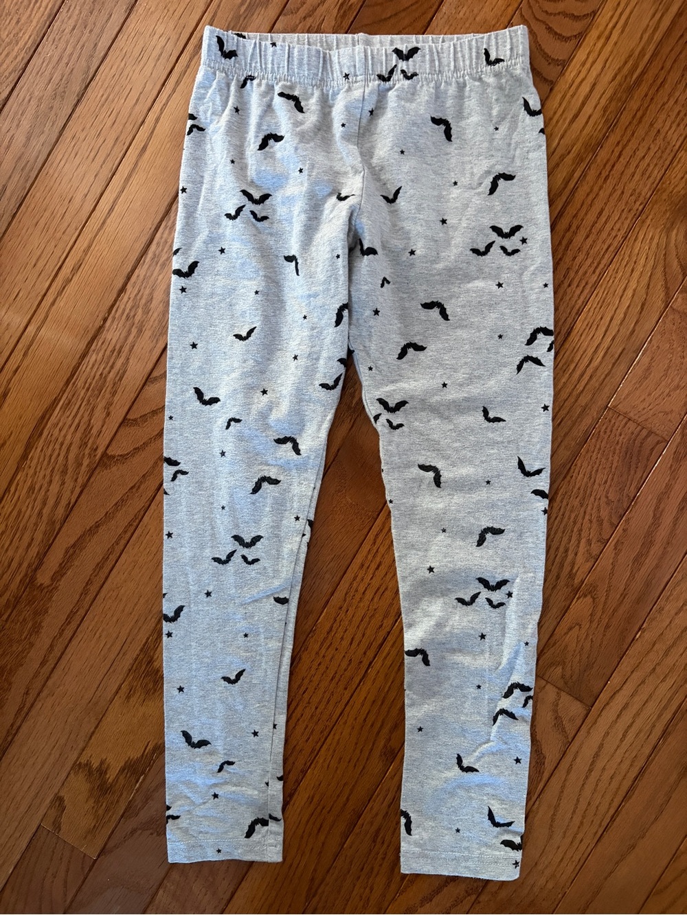 Girls Halloween Leggings Bats Gray Pants OshKosh 8 10